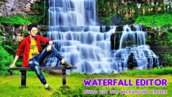 Waterfall Photo Editor - Background Eraser screenshot 1