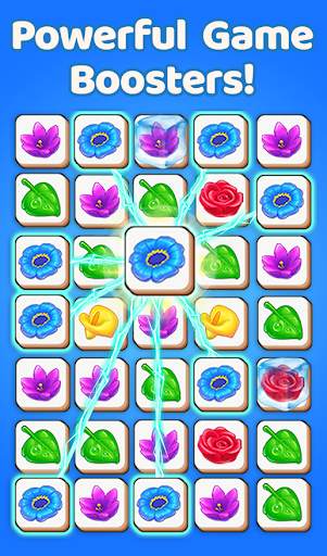 Flower Tiles Match 3d - Flower Matching Games Free screenshot 2