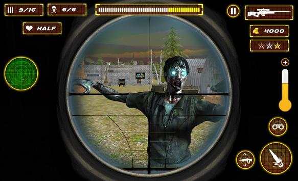 Zombie Sniper War Escape screenshot 3