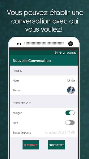 Fake Chat Maker - WhatsMessage screenshot 3