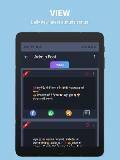 Attitude 2021 Latest Status and DP screenshot 16