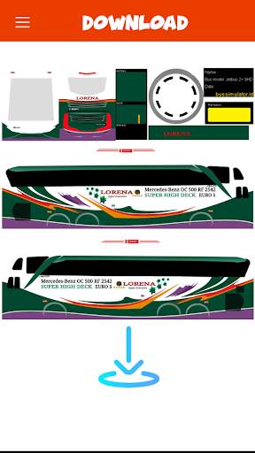 Livery Bussid Lorena screenshot 5