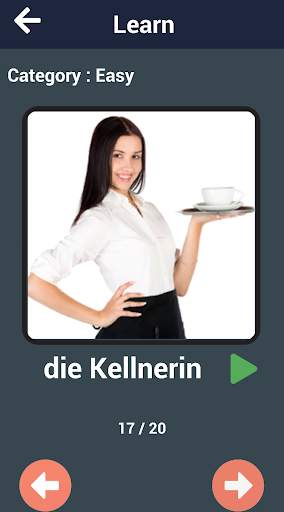 Learn Occupations in German скриншот 2
