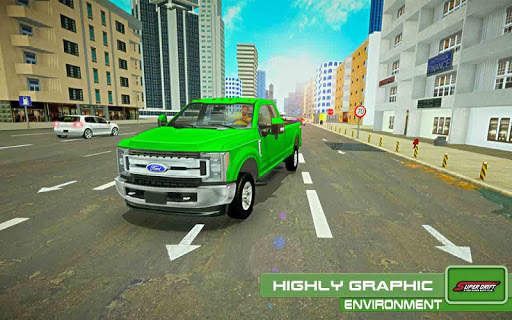 F250 सुपर कार: सिटी स्पीड ड्रिफ्टिंग सिम्युलेटर स्क्रीनशॉट 1
