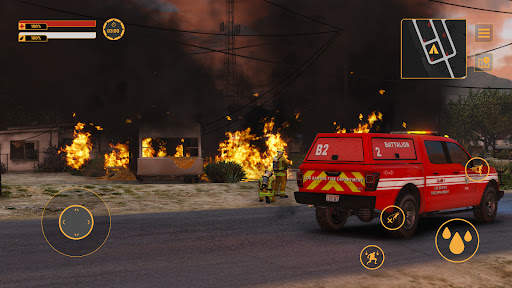 Fire Truck Driving Games 2022 screenshot 6