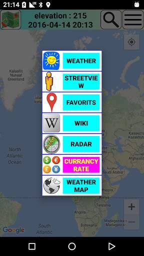 world weather and tourist data screenshot 3