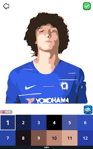 Footballer Soccer Stars - Color By Number Game screenshot 4