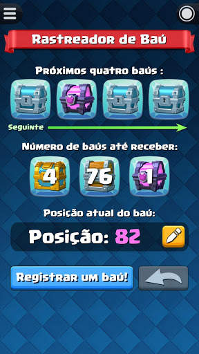 Rastreador de Baú para Clash Royale screenshot 1