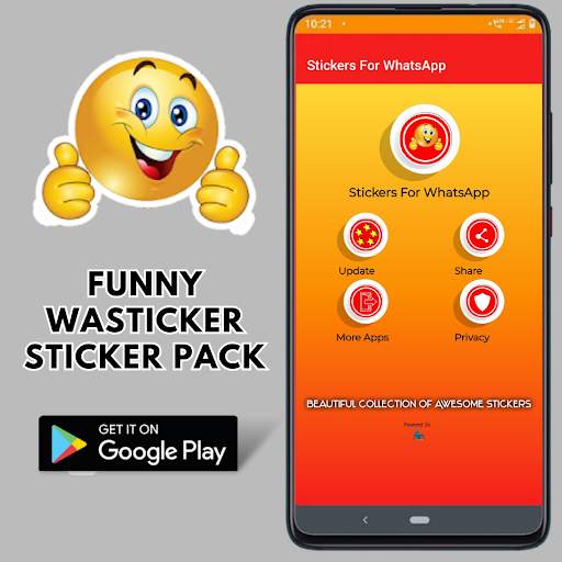 Funny WASticker Sticker Pack screenshot 1