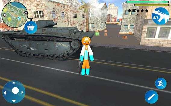 Captain Hero Stickman Vegas Crime screenshot 5