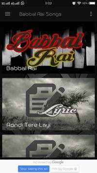 Babbal Rai Songs скриншот 1