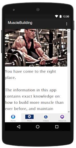 Mass Muscle Building screenshot 1