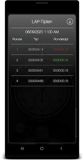 Klassieke Stopwatch (Lite) screenshot 5