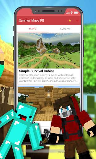 Survival Map for Minecraft screenshot 1