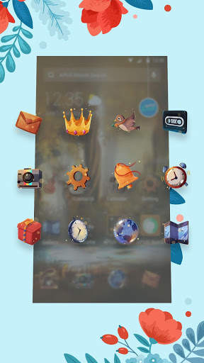 Cute deer fairy tale - APUS Launcher theme screenshot 3