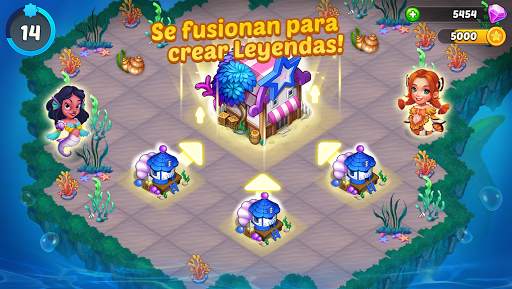 Merge Mermaids-magic puzzles screenshot 1