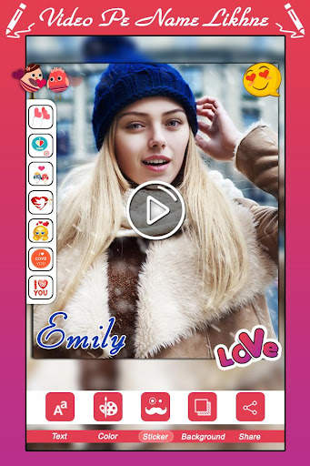 Video Par Name Likhe : Video Editor screenshot 3
