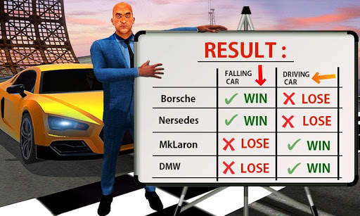 Falling Car VS Driving Car: Drag Racing Rivals PRO screenshot 5
