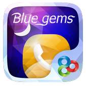 Blue Gems GO Launcher Theme v1.0