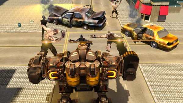 Zombie Robot War : City Rescue from Zombies screenshot 3
