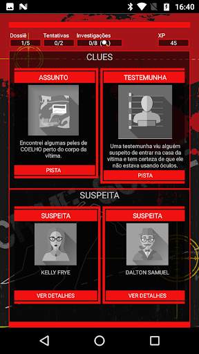 Detetive CrimeBot investigação screenshot 5