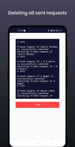 Friend Request Manager For Facebook screenshot 3