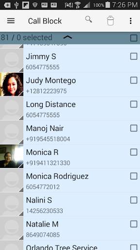 Block Calls screenshot 1