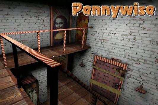 Pennywise! Evil Clown Granny - Scarry Horror Mod screenshot 2