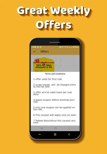 Teksee(Taxi) services in city- Cabs & Auto. screenshot 4