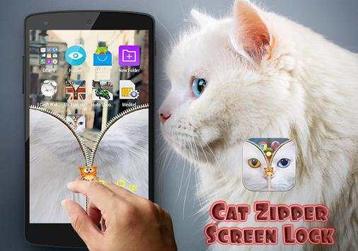 Cat Zipper Screen Lock Free screenshot 5