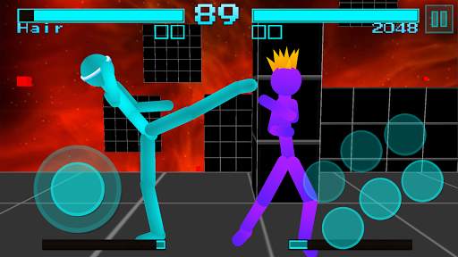 Stickman Fighting Neon Warrior screenshot 2
