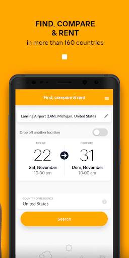 Rentcars: Car rental screenshot 2