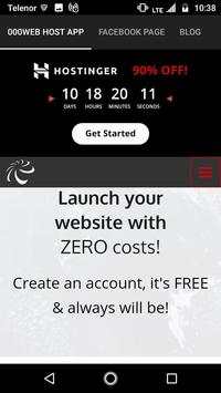 000Web Host App screenshot 6