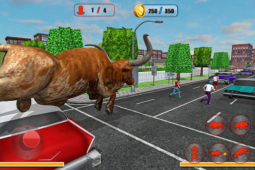 simulador de toros: alboroto toro enojado 2019 screenshot 4