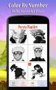 Naruto Color By Number : Pixel Art screenshot 3