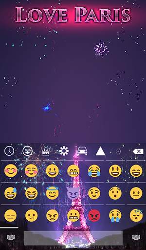 Love Paris Animated Keyboard   स्क्रीनशॉट 4