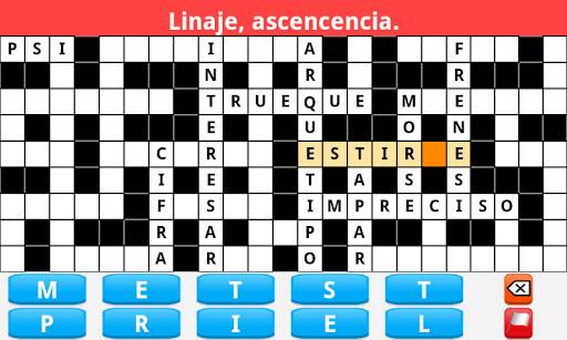 Crucigrama Español screenshot 1