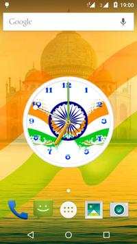 India Clock Live Wallpaper screenshot 1