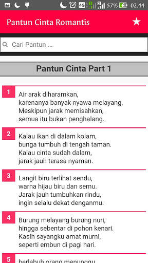 Pantun Cinta Remaja Romantis screenshot 3