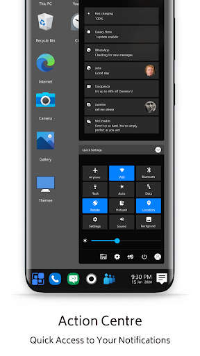 Win 10 Dark Theme for Launcher screenshot 2