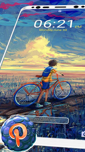 Boy Landscape Art Launcher Theme screenshot 3