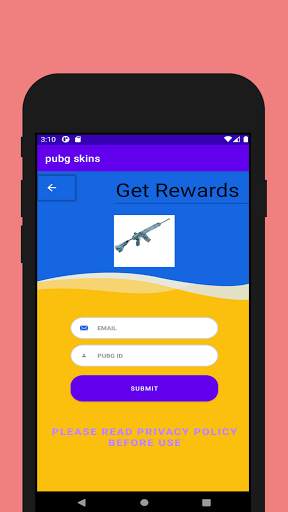 Free Skins : Daily Free Skins PUBG Weapon Skins screenshot 3