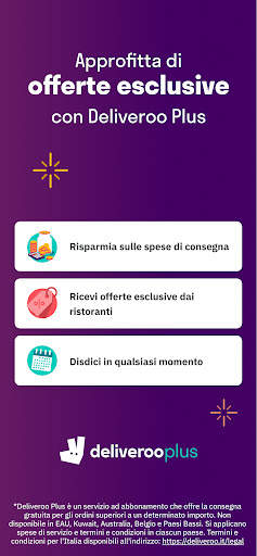 Deliveroo: consegna di cibo screenshot 6