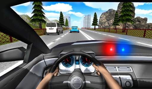 Police Driving In Car screenshot 2
