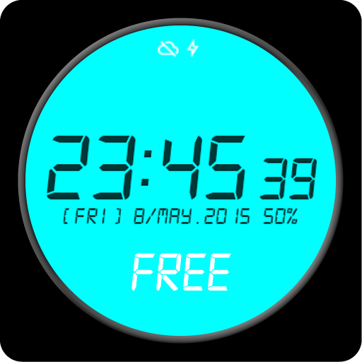 Digital Watch Face Free icon