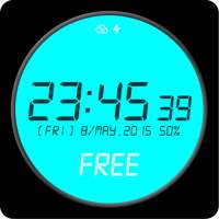 Digital Watch Face Free on 9Apps