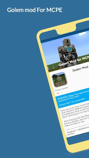 Golem Mod for MCPE screenshot 1