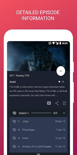 Episode Guide: TV show tracker for TVmaze screenshot 3