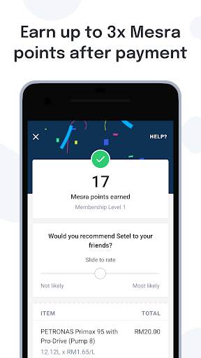 Setel Lite: Inclusive fuelling screenshot 7