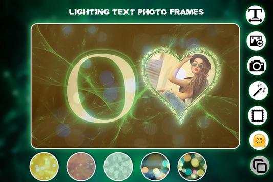Lighting Text Photo Frame screenshot 7
